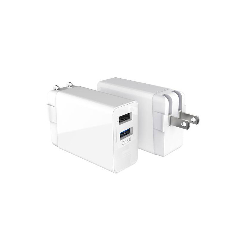 30W 2USB US-plug QC3.0 Charger