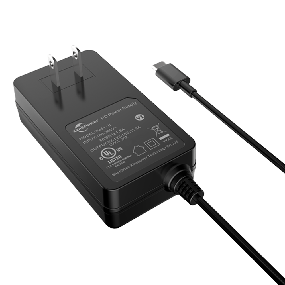 45W US-plug PD Power Supply